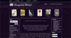 Desktop Screenshot of magiszterkonyv.hu