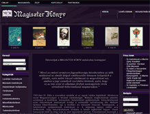 Tablet Screenshot of magiszterkonyv.hu